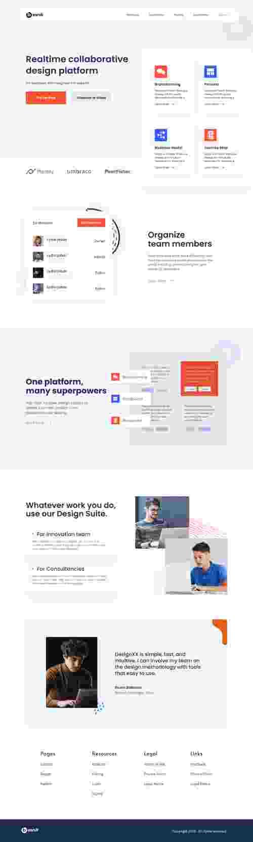 UIHut - Design Platform Landing Page - 178