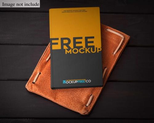 Notebook In Autumn Scenery Psd Mockup