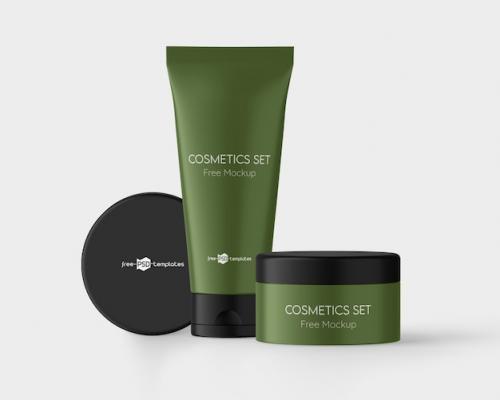 Cosmetics Mockup Set In Psd