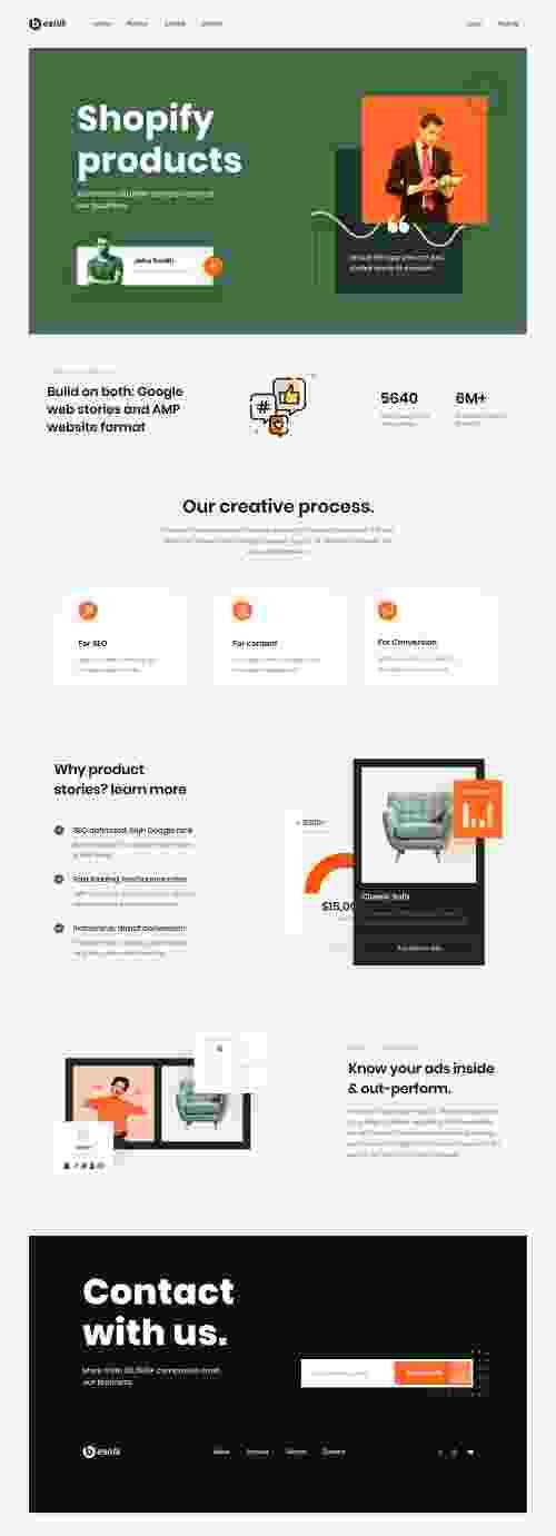 UIHut - Product Stories Website - 426