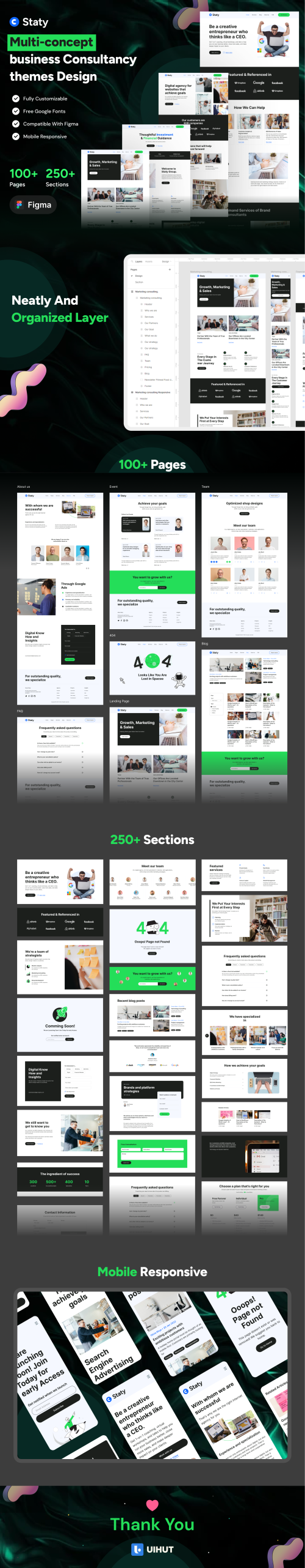 UIHut - Multi-Concept Business Consultancy Themes Design - 25181