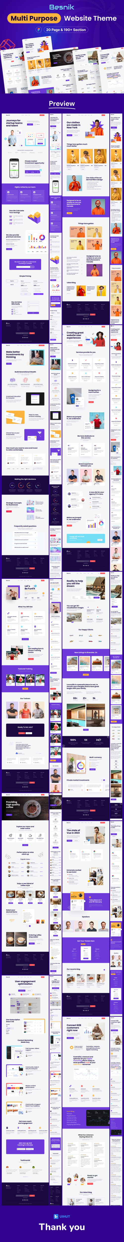 UIHut - Multi Purpose Business Website Theme - 25197