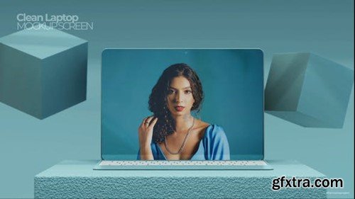 Videohive Clean Laptop Screen Mockup 49617208