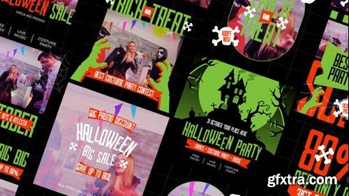 Videohive Halloween Promo Instagram Post 48119125