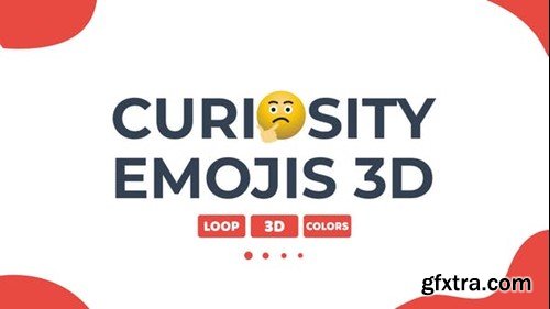 Videohive 3D Curiosity Emojis 49604238