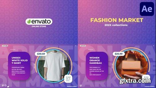 Videohive Fashion Market for After Effects 49574720