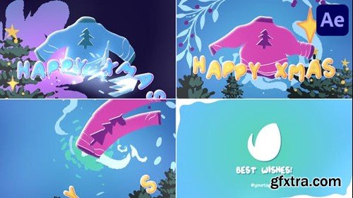 Videohive Christmas Sweater Logo for After Effects 49617279