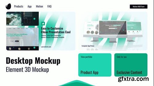 Videohive Web Desktop Promo Mockup 49665882