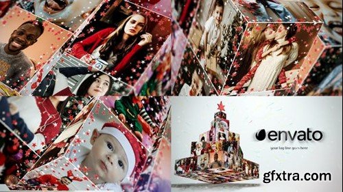 Videohive Christmas Tree Photo Opener 49662845