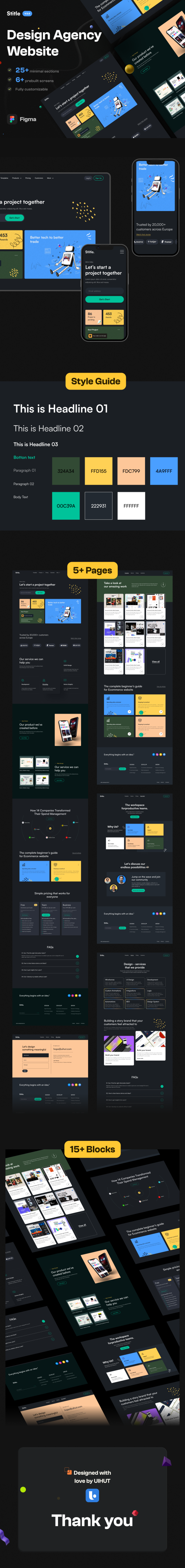 UIHut - Creative Design Agency Template - Stitle - 21862