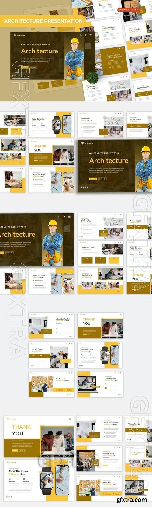 Architecture Powerpoint Template G6WA94S