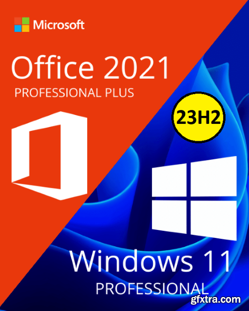 Windows 11 Pro 23H2 Build 22631.2861 (No TPM Required) With Office 2021 Pro Plus Multilingual