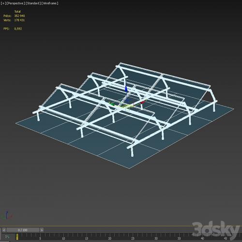 solar panel power plant