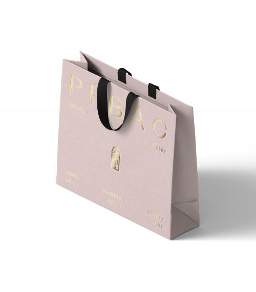 Creatoom -  Paper Bag Mockup V40 Isometric