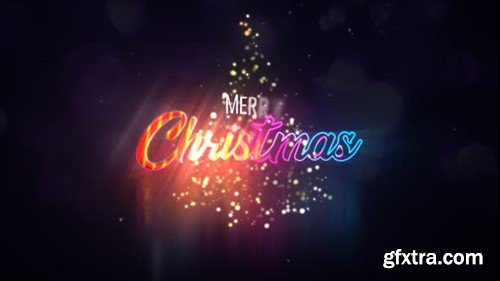 Videohive Merry Christmas Logo Opener 49726293