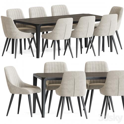 Chipman Chair Eiles Table Dining Set