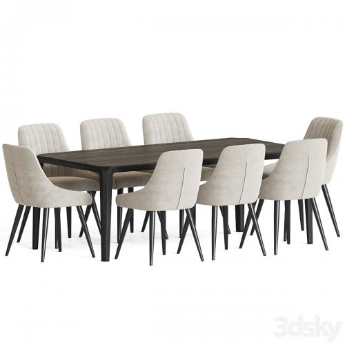 Chipman Chair Eiles Table Dining Set