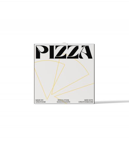 Creatoom -  Pizza Box Mockup V1 Front View