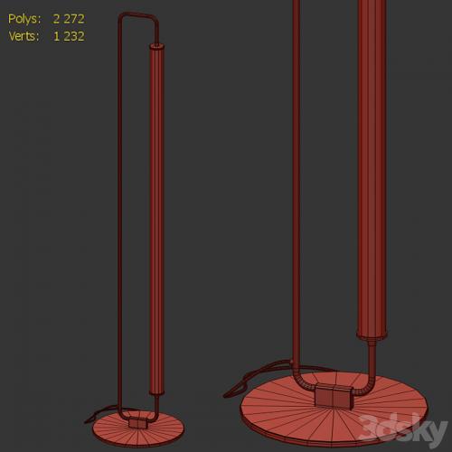 Floor lamp Linear Metal