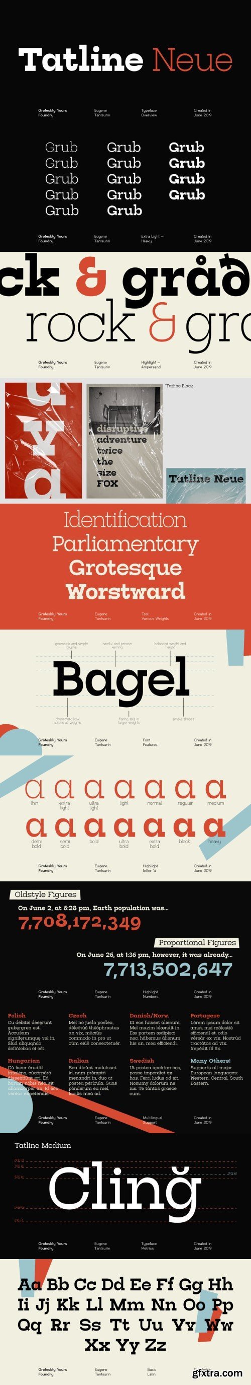 Tatline Neue Font Family