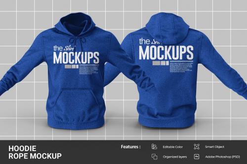 Hoodie Rope Mockup