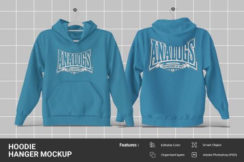 Hoodie Hanger Mockup