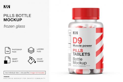 Pills Bottle Mockup