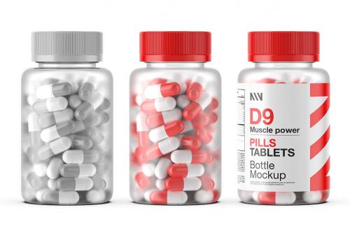 Pills Bottle Mockup