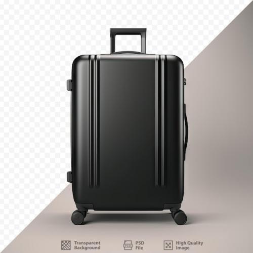 A Black Suitcase With The Word 