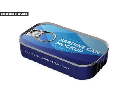 Sardine Can Mockup