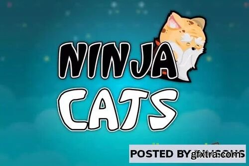 2D Ninja Cats Character Set (Spine) v1.0
