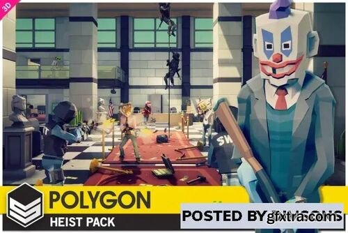 POLYGON Heist - Low Poly 3D Art by Synty v1.9