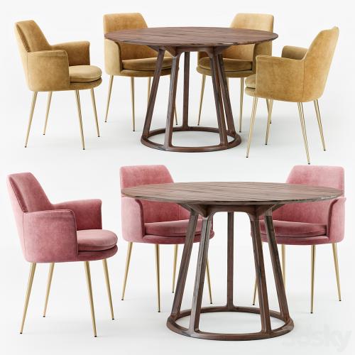 West elm finley dining set