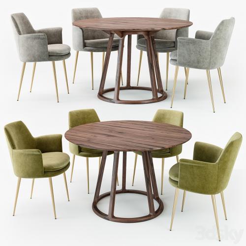 West elm finley dining set