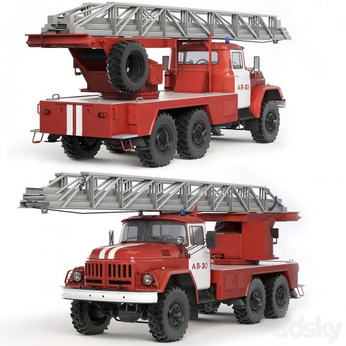 ZiL 131 AL-30 fire truck 1988