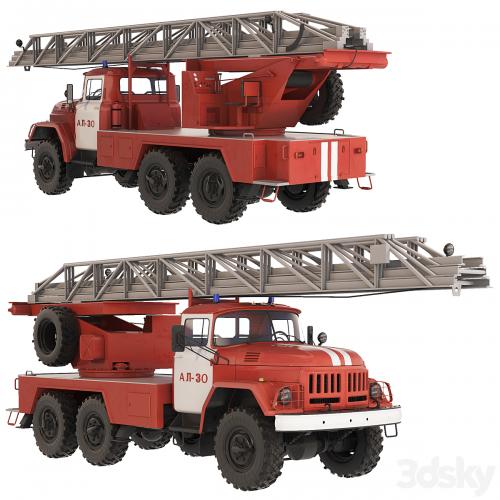 ZiL 131 AL-30 fire truck 1988