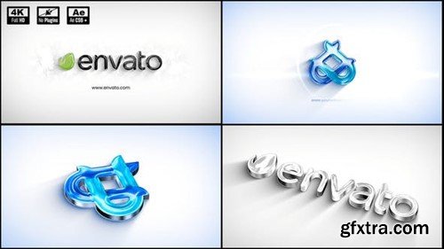 Videohive Simple Extrude Logo Reveal 49743588