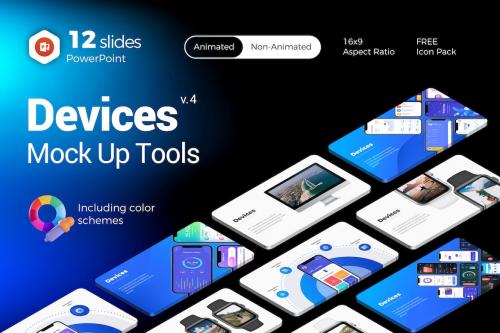 Devices Mockup Business Tools Animated