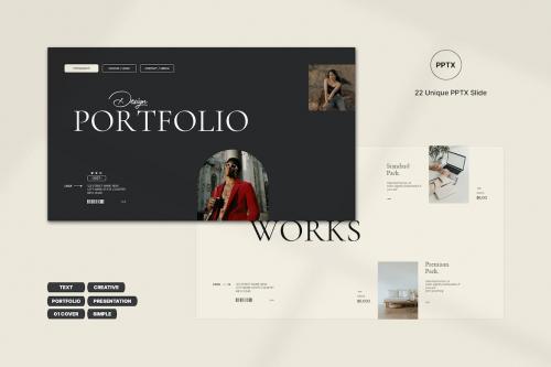 Design Portfolio PowerPoint Template