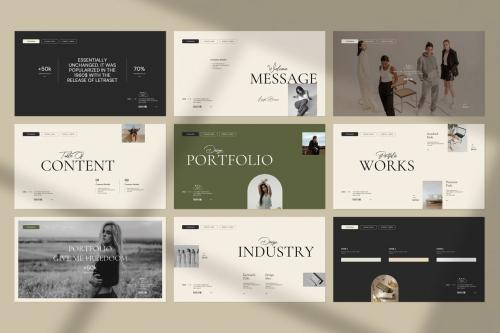 Design Portfolio PowerPoint Template