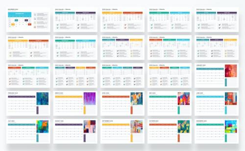 2024 Calendar PowerPoint Template