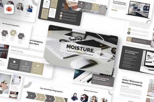 Moisture Simple Soft Business PowerPoint Template