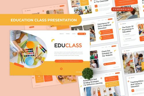 Education Class Powerpoint Template