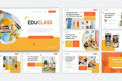 Education Class Powerpoint Template