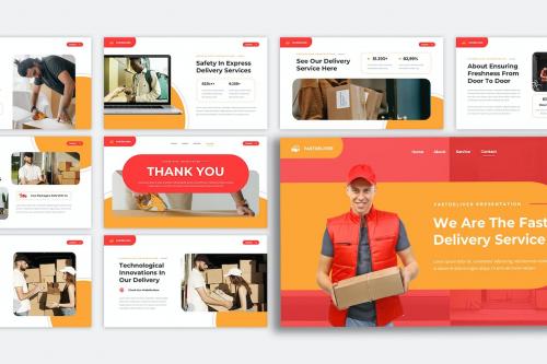 Delivery Service Powerpoint Template