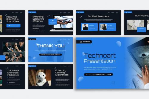 Technoart Powerpoint Template