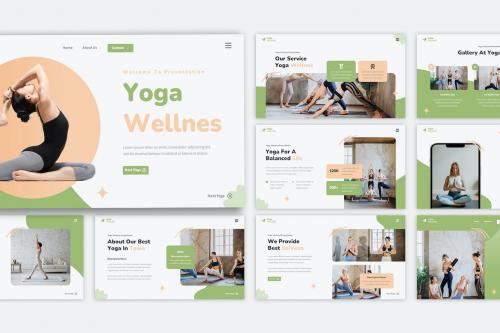 Yoga Wellnes Powerpoint Template