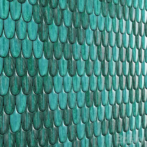 Plumage Feather Mosaic Tiles