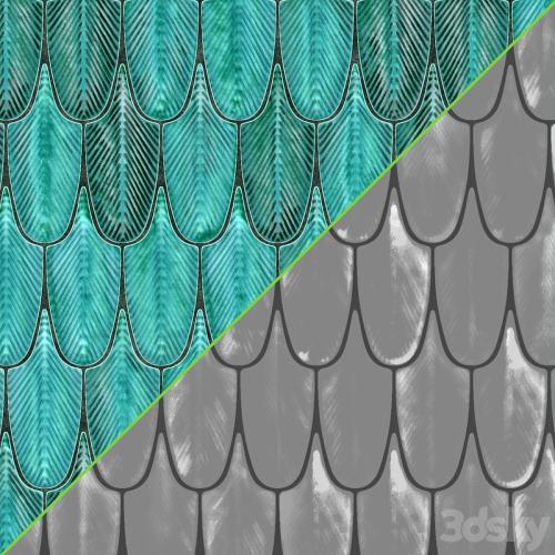 Plumage Feather Mosaic Tiles