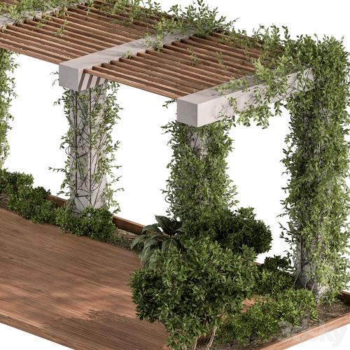 Pergola and Plant - Set 81